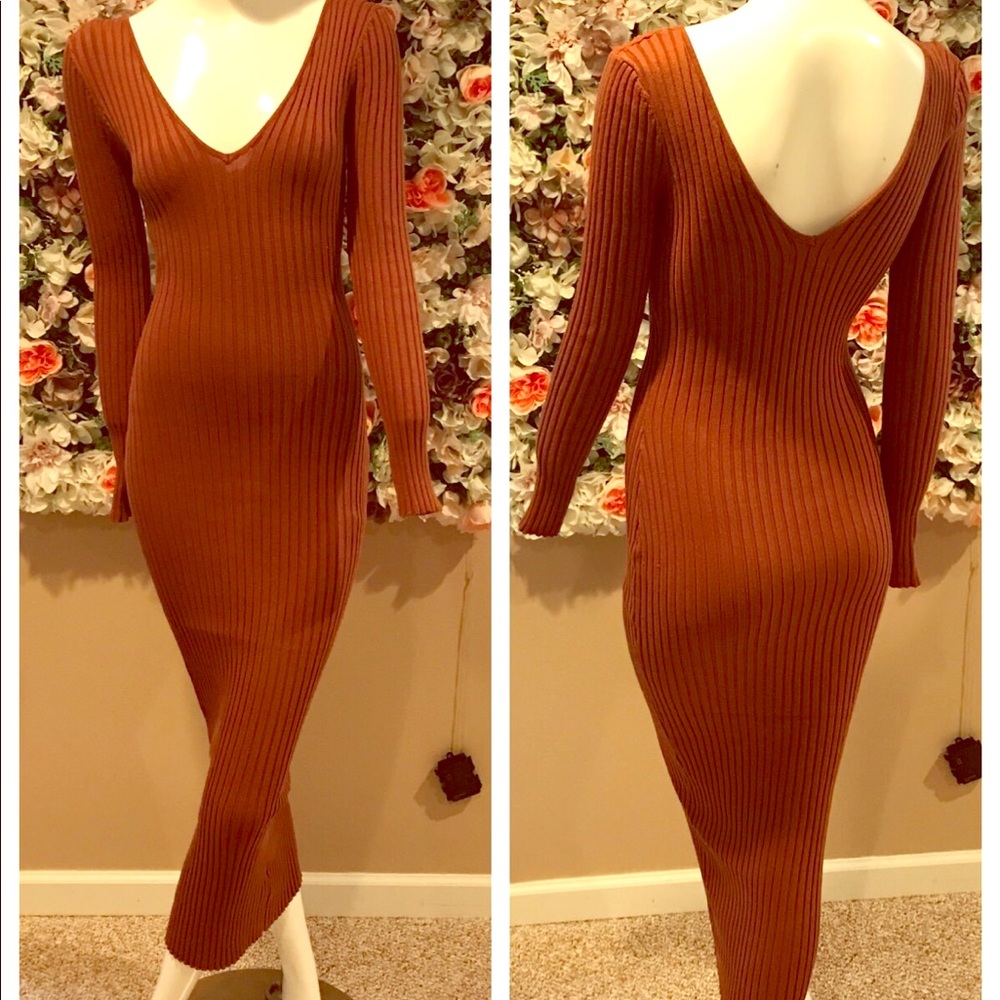 SALE!! Dark Rose Midi Dress